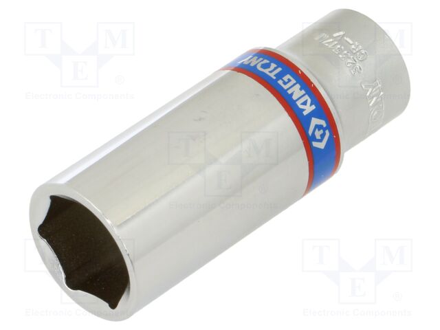 Wrench; 6-angles,socket spanner; 3/8"; long