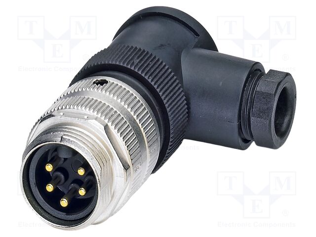 Connector: 7/8"; plug; PIN: 5; angled; unshielded; 9A; 300V; IP67