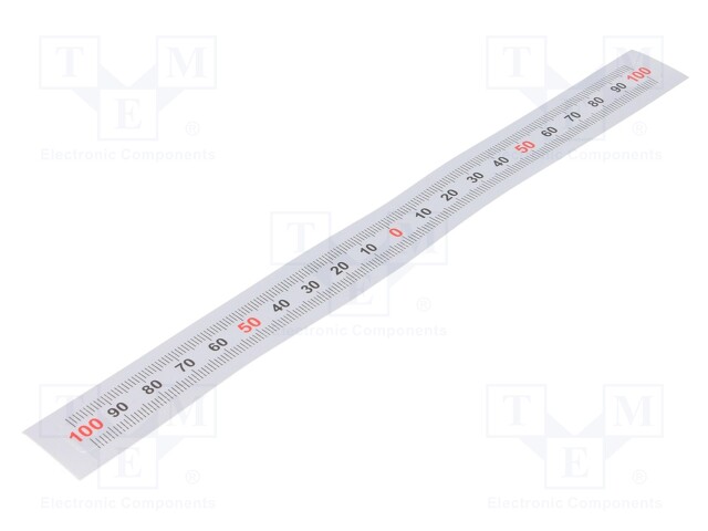 Ruler; figures horizontally arranged,self-adhesive; W: 11mm