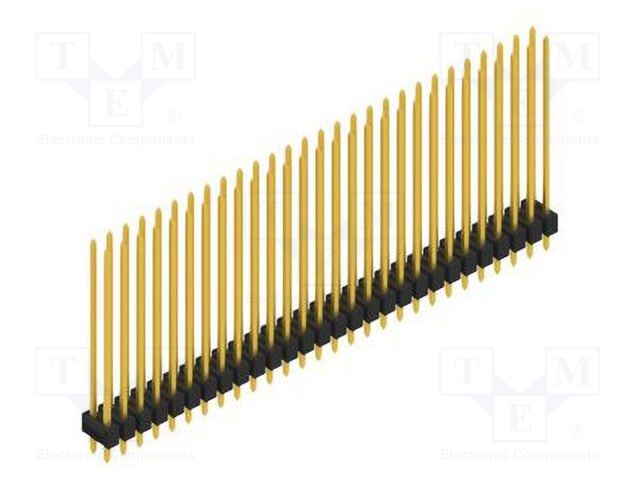 Connector: pin strips; pin header; male; PIN: 56; 2.54mm; THT; 2x28