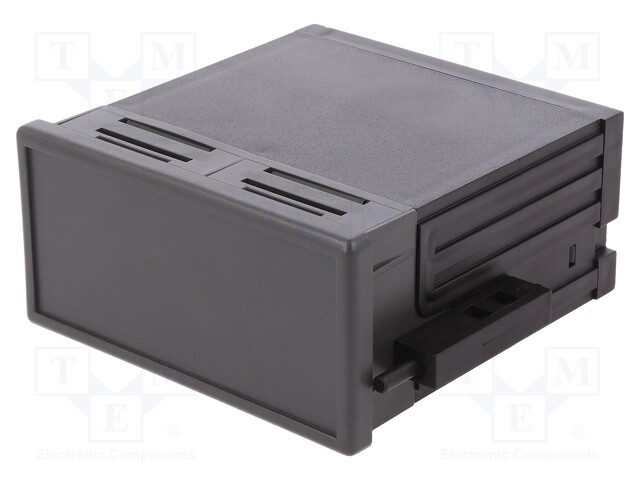 Enclosure: panel; X: 96mm; Y: 48mm; Z: 75mm; ABS + PC,PPO; black