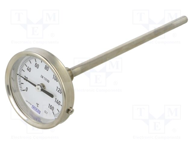 Meter: temperature; analogue,expansion; 0÷160°C; Probe dia: 8mm