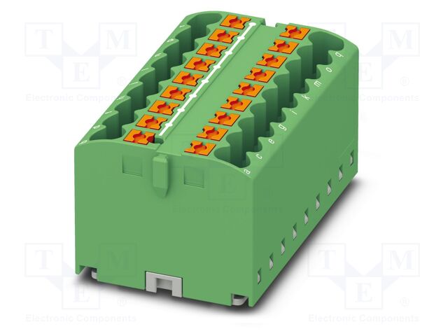 Splice terminal: rail; 24A; 450V; push-in; PA; L: 21.7mm; 0.14÷4mm2
