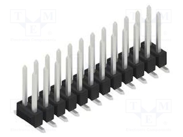Connector: pin strips; pin header; male; PIN: 24; 2.54mm; SMT; 2x12