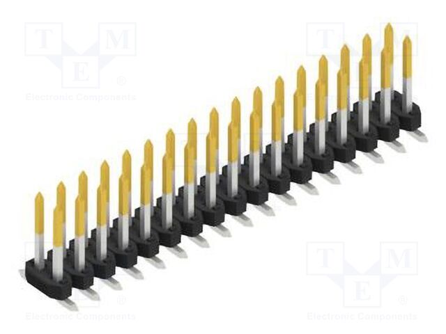 Connector: pin strips; pin header; male; PIN: 34; 2mm; SMT; 2x17