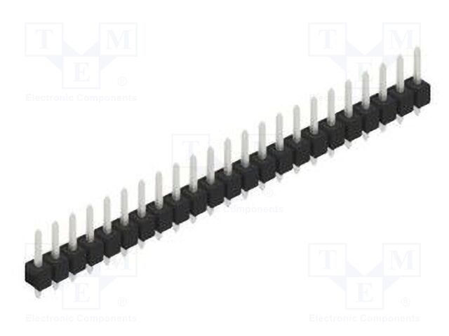 Connector: pin strips; pin header; male; PIN: 23; 2.54mm; THT; 1x23