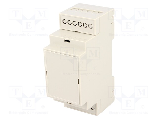 Enclosure: for DIN rail mounting; Y: 90.2mm; X: 36.3mm; Z: 57.5mm