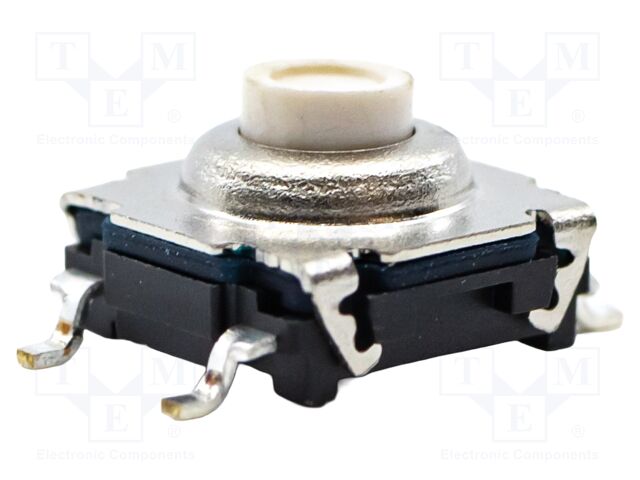 TACTILE SW, SPST, 0.05A, 12VDC, SOLDER