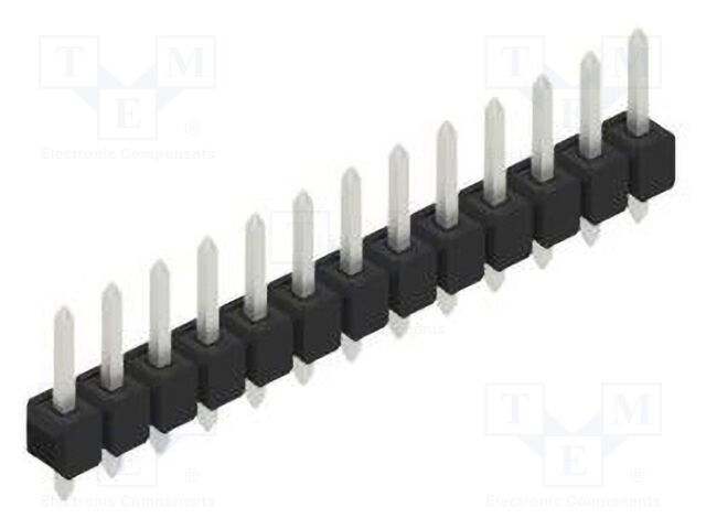 Connector: pin strips; pin header; male; PIN: 13; 2.54mm; THT; 1x13