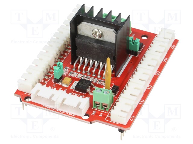 Stepper motor controller; L298N; 2A; Uin mot: 6.5÷12V; Uin log: 5V