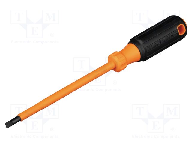 Screwdriver: insulated; slot; 152mm; SL 1/4"