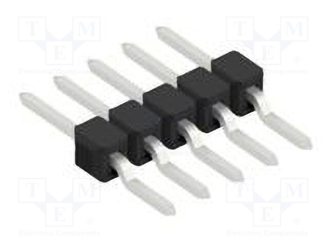 Connector: pin strips; pin header; male; PIN: 5; 2.54mm; SMT; 1x5