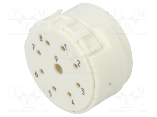 SENSOR CONN INSERT, M23, PIN, 8POS