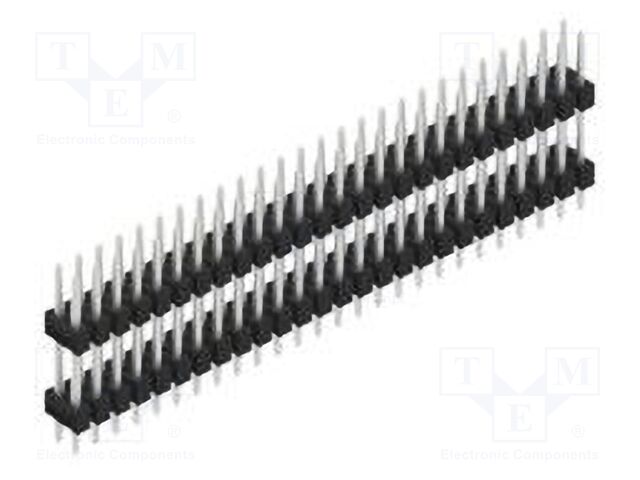 Connector: pin strips; pin header; male; PIN: 52; 2.54mm; THT; 2x26