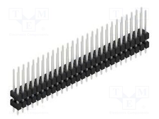 Connector: pin strips; pin header; male; PIN: 54; 2.54mm; THT; 2x27