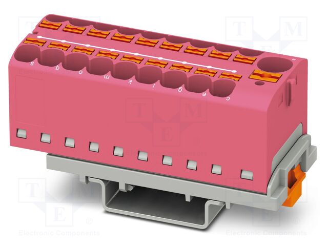 Splice terminal: rail; 32A; 800V; push-in; PA; 0.2÷6mm2; W: 28.6mm