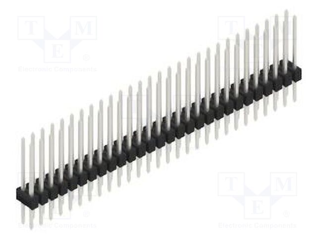 Connector: pin strips; pin header; male; PIN: 56; 2.54mm; THT; 2x28