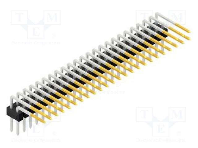 Connector: pin strips; pin header; male; PIN: 48; 2.54mm; THT; 2x24