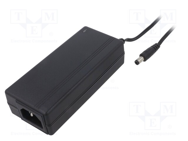 Power supply: switched-mode; 12VDC; 5A; Out: 5,5/2,1; 60W; desktop