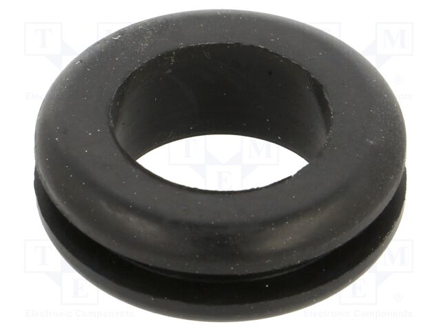 Grommet; black; UL94HB; TPR