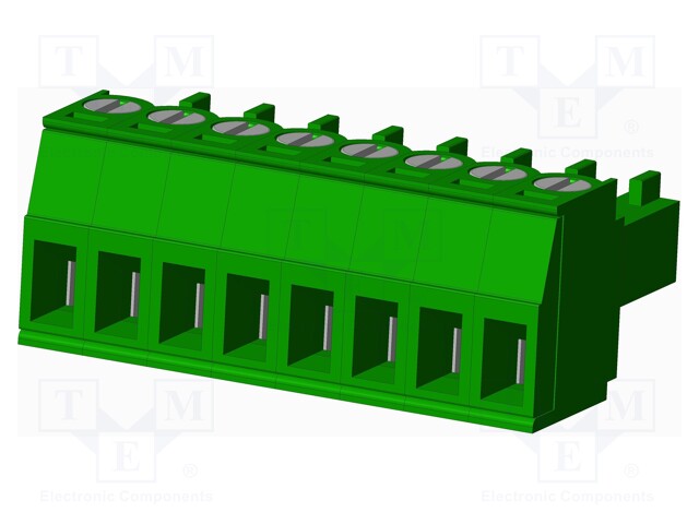 Connector: pluggable terminal block; plug; female; straight; 10A