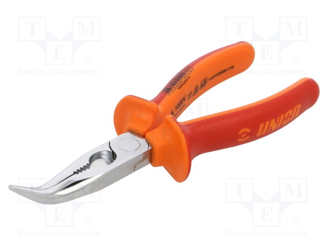 Pliers; side,cutting,half-rounded nose
