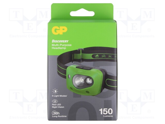 Torch: LED headtorch; waterproof; 35/150lm; IPX4