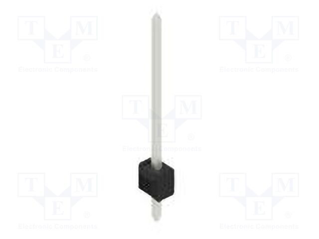 Connector: pin strips; pin header; male; PIN: 1; 2.54mm; THT; 1x1