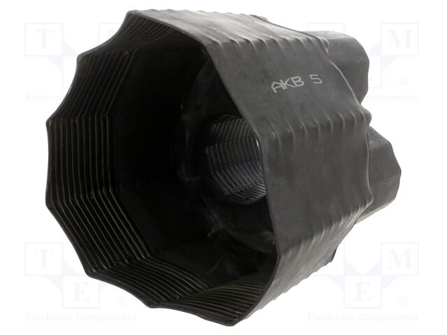 Cable breakout; 170/68mm; black; Diam.after shrinking: 56/28mm