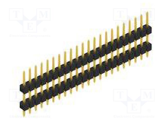 Connector: pin strips; pin header; male; PIN: 22; 2.54mm; THT; 1x22