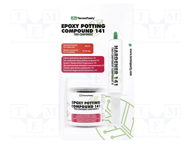 Epoxy encapsulating compound; resin; Signal word: Danger