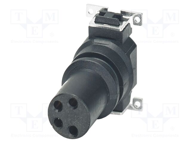 Connector: M8; PIN: 4; 4A; 48V; straight; unshielded; contact insert
