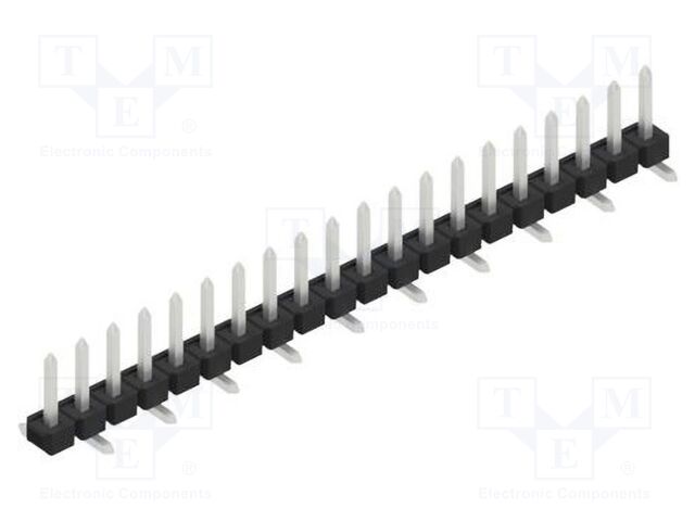 Connector: pin strips; pin header; male; PIN: 20; 2.54mm; SMT; 1x20