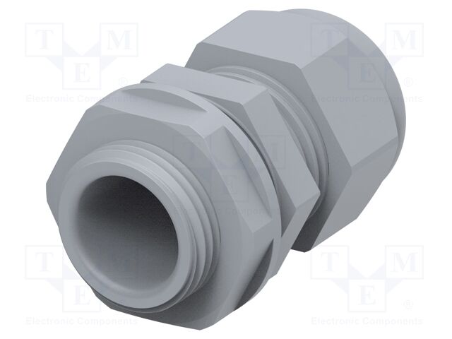 Cable gland; M20; 1.5; IP68; Mat: polyamide; grey; Entrelec