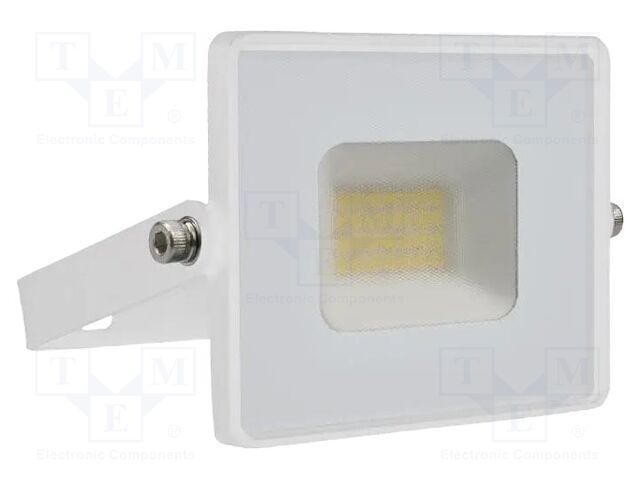 Lamp: LED flood light; 20W; 230VAC; white cold; 100°; 6500K; 25000h