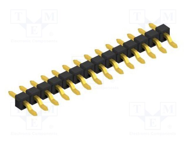 Connector: pin strips; pin header; male; PIN: 14; 2.54mm; SMT; 1x14
