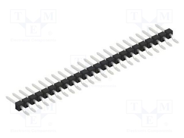 Connector: pin strips; pin header; male; PIN: 24; 2.54mm; SMT; 1x24