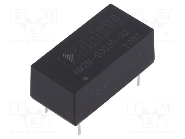 Converter: DC/DC; 2W; Uin: 2.97÷3.63V; 3.3VDC; Iout: 400mA; DIP14