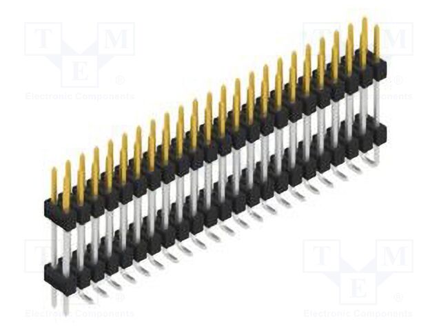 Connector: pin strips; pin header; male; PIN: 46; 2.54mm; SMT; 2x23