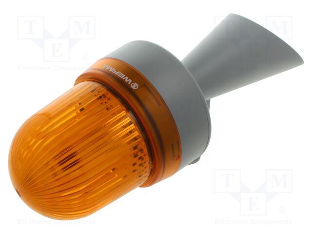 Signaller: lighting-sound; 24VDC; 24VAC; horn,flashing light