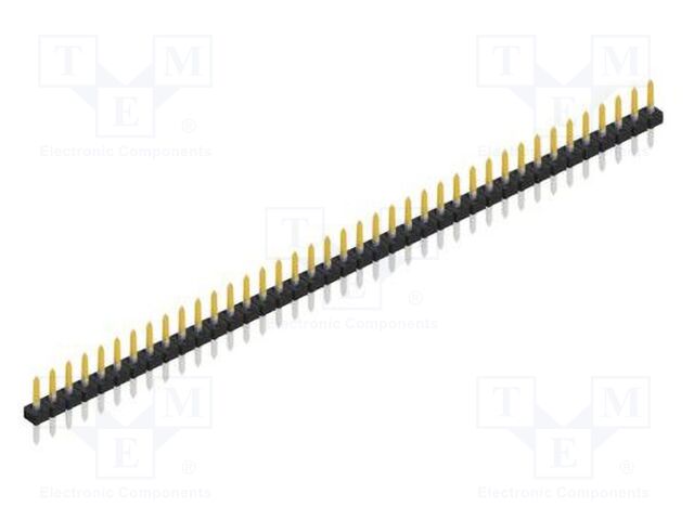 Connector: pin strips; pin header; male; PIN: 39; 2mm; THT; 1x39