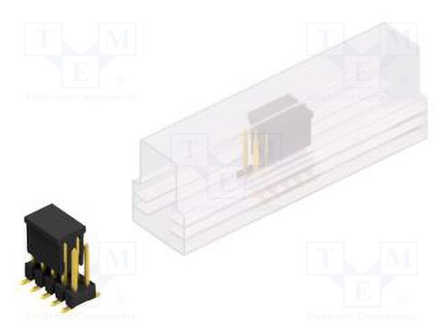 Connector: pin strips; pin header; male; PIN: 10; 2.54mm; SMT; 2x5