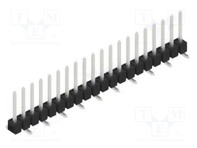 Connector: pin strips; pin header; male; PIN: 20; 2.54mm; SMT; 1x20