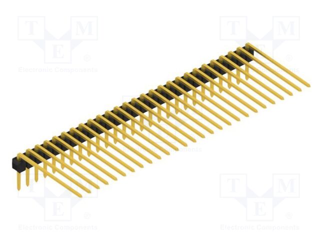 Connector: pin strips; pin header; male; PIN: 27; 2.54mm; THT; 1x27