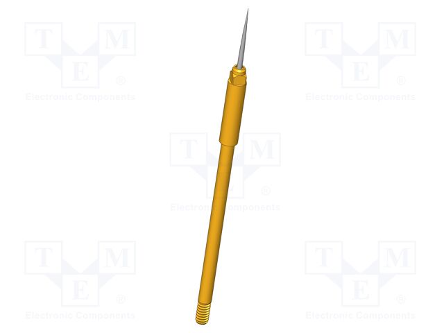 Test needle; Operational spring compression: 4mm; 5A; Ø: 0.6mm