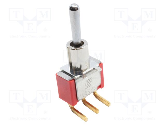 Switch: toggle; Pos: 3; SP3T; ON-OFF-ON; 0.02A/20VAC; 0.02A/20VDC