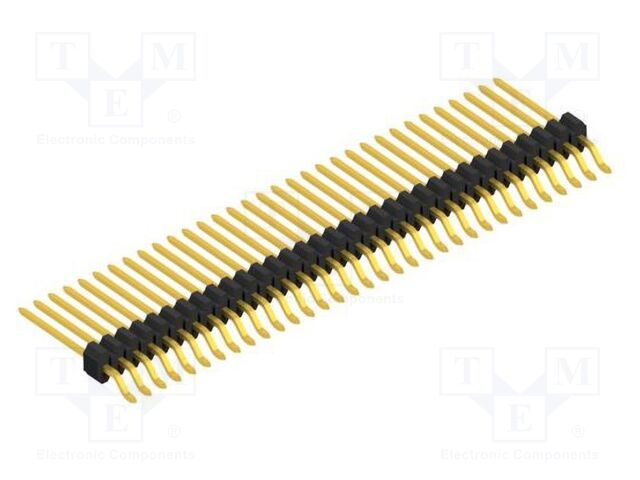 Connector: pin strips; pin header; male; PIN: 33; 1.27mm; SMT; 1x33
