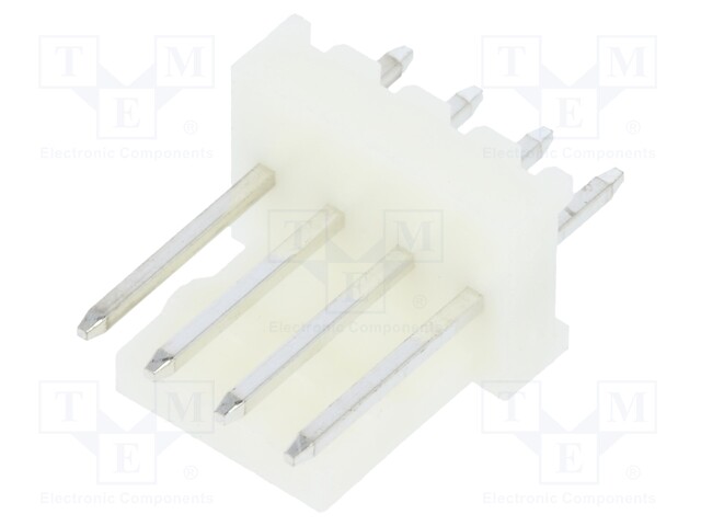 Socket; wire-board; male; PIN: 4; 2.54mm; THT; MAS-CON; tinned