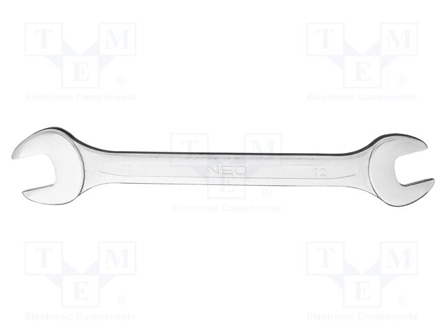Wrench; spanner; 10mm,11mm; double-sided