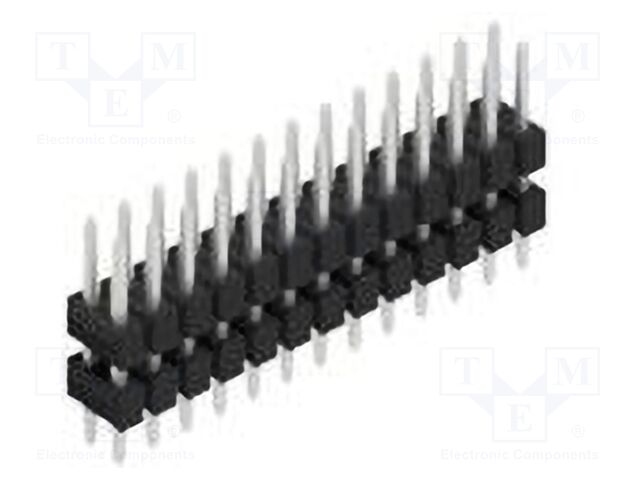 Connector: pin strips; pin header; male; PIN: 26; 2.54mm; THT; 2x13